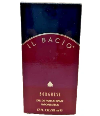 Il Bacio por Borghese para mujer 1,7 oz 50 ml eau de parfum spray nuevo en caja Foto 1 de 3