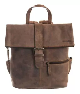 GreenLand Nature Montenegro Backpack A4 Rucksack Rucksack Brown braun Neu - Bild 1 von 4