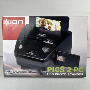 ION PICS 2 PC Photo Film USB Scanner Complete NIB + Manual | Ships Free From USA - Picture 1 of 7