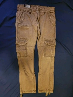 Jordan Craig Dark Green Cargo Pants 32x32 Mens - Image 1 of 4