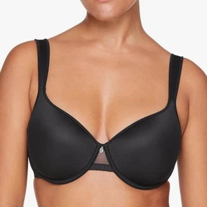 ThirdLove Perfect Full Coverage Bra High Support Large Bust Smoothing 36D Black - Picture 1 of 4