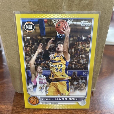 2022-23 Topps NBL #15 Tyrell Harrison Gold /50 Brisbane Bullets Basketball Card - Image 1 of 2