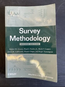 Survey Methodology (Wiley-Serie - Taschenbuch, von Groves Robert M.; - sehr gut - Bild 1 von 7