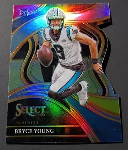 2023 PANINI SELECT BRYCE YOUNG CAROLINA PANTHERS RC SILVER DIE CUT PRIZM #291 - Bild 1 von 3