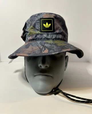 Adidas Tree Camo Semi Yellow Solar Boonie Hat OSFM - NEW UNISEX camping HUNTING - Image 1 of 4