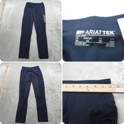 Ariat Tek Leggings Mujer XS Azul Marino Bolsillos Pull-On EOS Asiento Completo Apretado 24x26 Foto 1 de 4