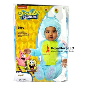 [01722958] Spirit Halloween Baby Gary the Snail Jumpsuit Costume - SpongeBob - Picture 1 of 7