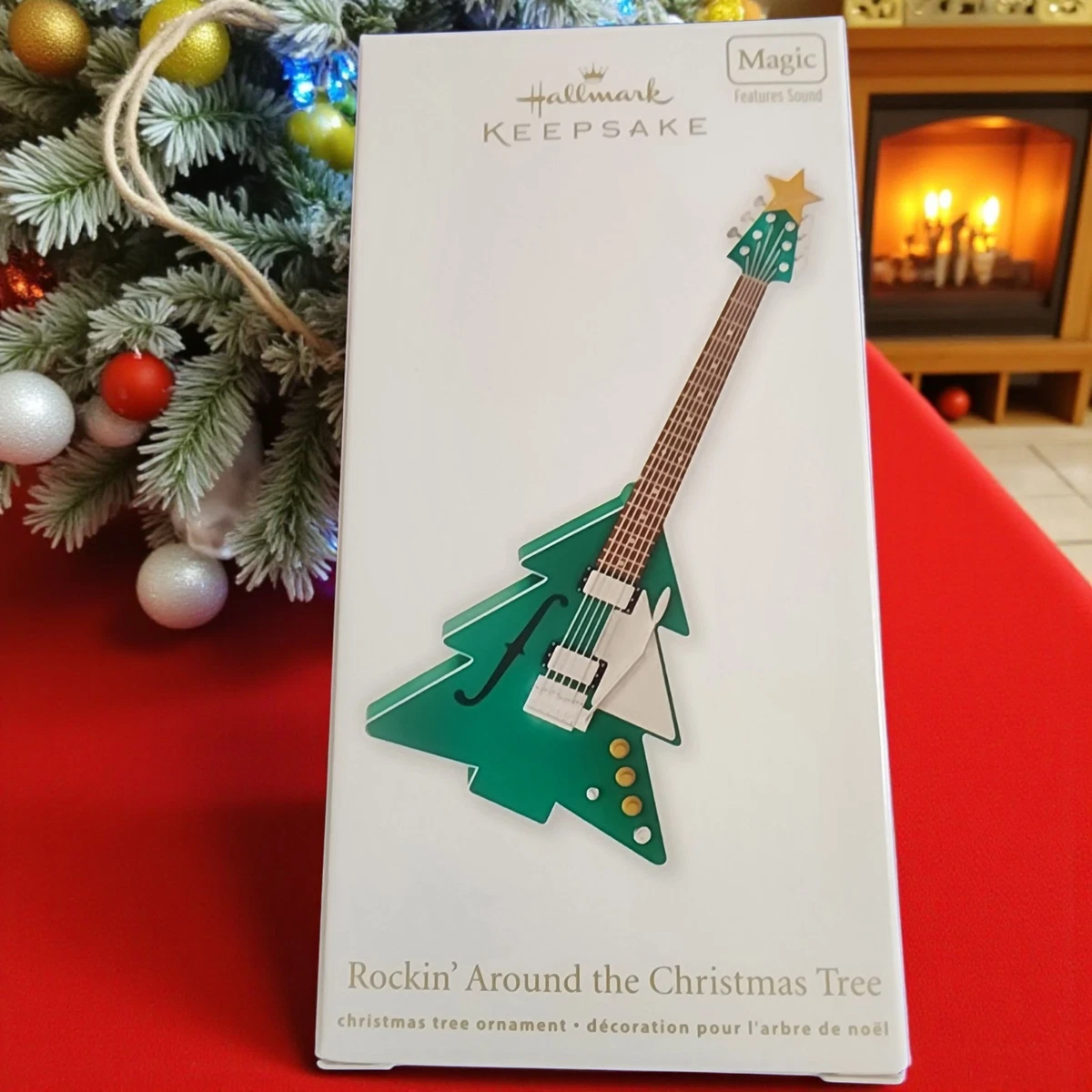 Hallmark Schneemann Mit Gitarre Ornament – Spielt „Rock And Roll All Nite“, Batteriebetrieben