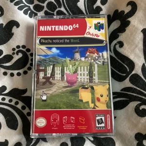 NEW Office WRKR Pikachu Noticed The Weed GREEN Cassette #/20 Vaporwave Pokémon - Picture 1 of 3