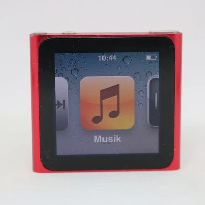 Apple iPod nano 6. Generation Rot (8GB) Clip-MP3 Player / vom Händler - Bild 1 von 4