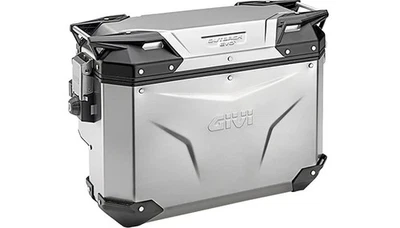 GIVI Outback Evo 33lit. Estuche lateral derecho - plateado motocicleta ATV/UTV bicicleta de calle Foto 1 de 3