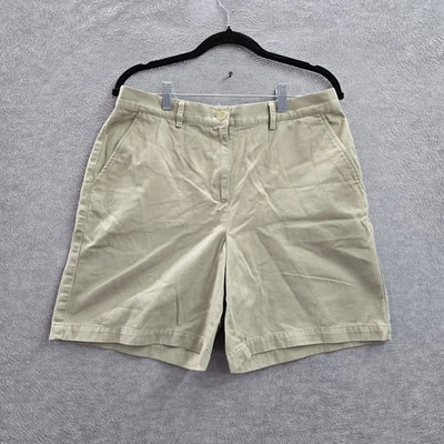 Lauren Ralph Women Shorts 8 Brown Chino Twill Button 7" Inseam - Image 1 of 4