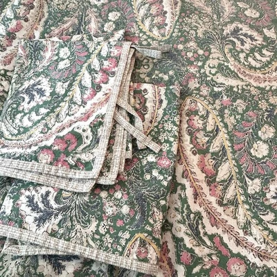 Ralph Lauren Duvet  With 2 shams Allie Paisley READ 96x104 - Image 1 of 4