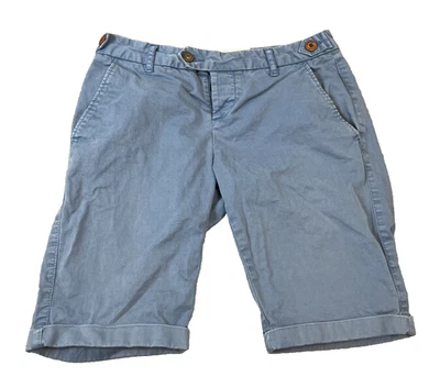 Superdry Chino Shorts Womens XS Light Blue Bermuda Preppy - Image 1 of 4