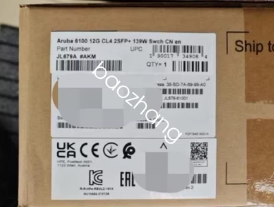 1PCS Aruba 6100 12G CL4 2SFP+139W Swch CN en JL679A new via FedEx or DHL - Image 1 of 2