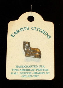 Fine American Pewter Yorkie Dog Fashion Pin Ships Next Day - Picture 1 of 1