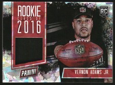 2016 Panini Father's Day Rookie Class Jersey Cracked Ice #16 Vernon Adams Jr./25