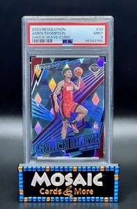 2023 Panini Revolution Amen Thompson Rookie Shock Wave PSA 9 MINT RC SP Cubic/50 - Picture 1 of 3