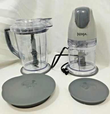 Ninja QB900B 30 Personal Blender Gray  Master Food Prep Drink Mixer Counter Top - Image 1 of 4