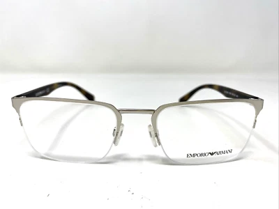 Marco de gafas EMPORIO ARMANI EA 1062 3015 53-19-140 plateado medio borde DA42 Foto 1 de 4