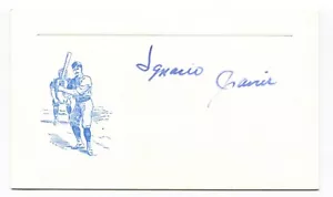 Al Javier Signed Card Autographed Baseball MLB Roger Harris Collection SCARCE - Picture 1 of 2