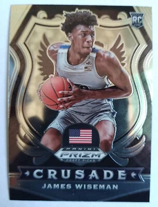 JAMES WISEMAN 82 PANINI PRIZM DRAFT PICKS CRUSADE ROOKIE RC 2020-21 - Picture 1 of 2