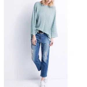 350 $ NEU Gr. S ZADIG & VOLTAIRE FEUERSTEIN POINTELLE CRL MINTFARBEN PULLOVER - Bild 1 von 9