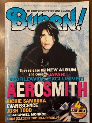 BURRN! No.280 April 2004 AEROSMITH Japanese Meal Music Magazine - Image 1 of 4