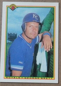 1990 Bowman #382 George Brett Kansas City Royals