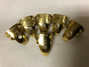 Banjo Parts Dunlop Finger Picks .018 Brass (6) 37R018 ~New~ FREE US Shipping - Picture 1 of 1