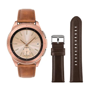 Correa de correa de reloj de cuero para reloj Galaxy activo 42 mm/Gear S2/Galaxy Watch 5 - Imagen 1 de 13
