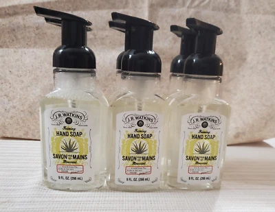 J.R. Watkins Foaming Hand Soap SAVON MAINS Moussant  ALOE & GREEN TEA Lot of 6 - Image 1 of 4