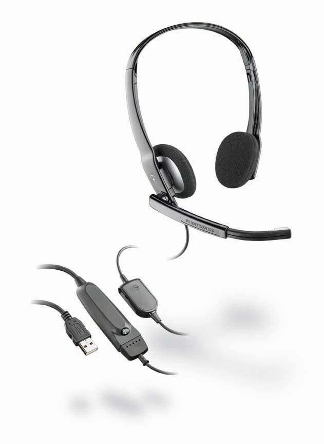 Plantronics .Audio 630M Binaural Black Headband USB Computer Headset for MS Lync - Image 1 of 1