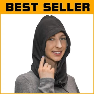 Premium Silver Fabric EMF Hood - 99.9% Protection from Cellular Radiation - Picture 1 of 9