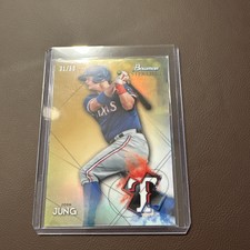 2021 Bowman Sterling - Prospects Gold Refractor #BSP-40 Josh Jung/50 (RC)