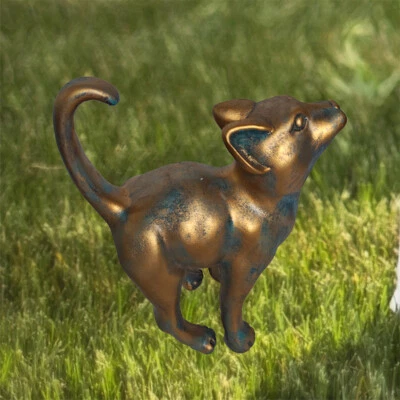 Beautiful Cat Statue Home Garden Decor Ornament Outdoor Yard Resin Sculpture - Image 1 of 4