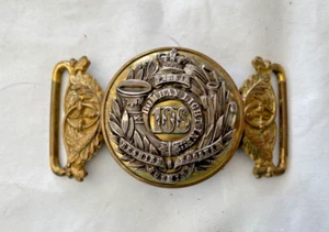 106th Foot Bombay Light Infantry Officer’s Belt Clasp – Victorian Era c.1881 - Picture 1 of 3
