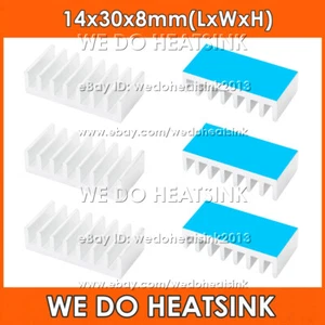 14x30x8mm Radiator Radiator Elektronika Chłodnica z podkładką termiczną do procesora DIP IC - Zdjęcie 1 z 4