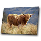 Animal Canvas Print Framed Kitchen Wall Art Picture Cow Landscape Green Blue