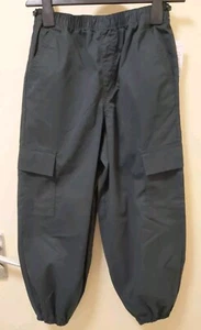 Girls Trousers Parac Black Cargo Pockets Size 9-10years Waist 24in Elastic New - Picture 1 of 7