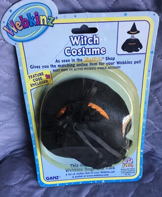 New In Package, Webkinz, WITCH COSTUME ,Feature Code Enclosed ￼HALLOWEEN - Image 1 of 4