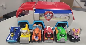 Paw Patrol Mighty Movie Pup Squad Patroller Toy Truck Storage w/EXTRAS - Picture 1 of 6