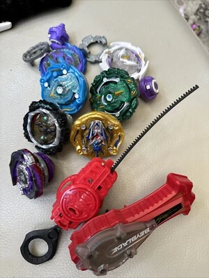 Hasbro Beyblade Lote Con Lanzadores Lote de 10 Foto 1 de 2