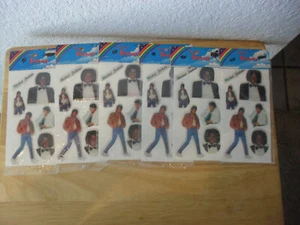 Michael Jackson Puffy Stickers, Sealed 1980's, Thriller, Billie Jean - Picture 1 of 2