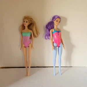 Barbie Dreamtopia Dolls Lot of 2 Princess Nysa & Mermaid Doll Molded Body - Picture 1 of 8