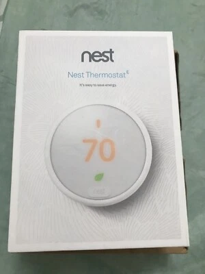 Nest Thermostat Model A0063 T400ES, White, Programmable & Setup Using Nest App. - Image 1 of 4