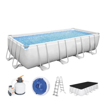 Frame Pool Stahlrahmen Komplett-Set mit Sandfilteranlage 549 x 274 x 122 cm - Bild 1 von 4