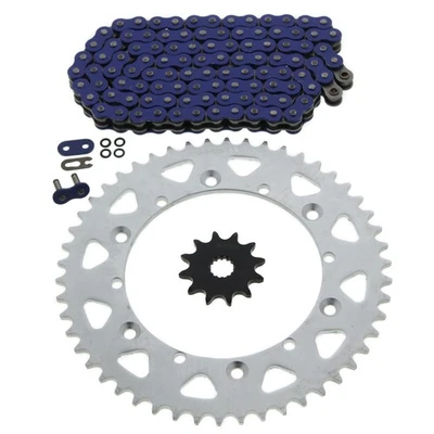 1987 Yamaha YZ125 125 Blue O Ring Chain And Sprocket 12/50 112L - Image 1 of 4
