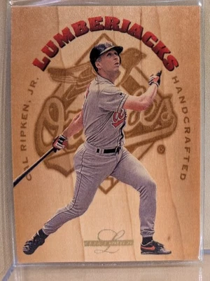 1995 Leaf Limited LUMBERJACKS #16 Cal Ripken Jr  HOF REAL WOOD INSERT /5000 - Image 1 of 2