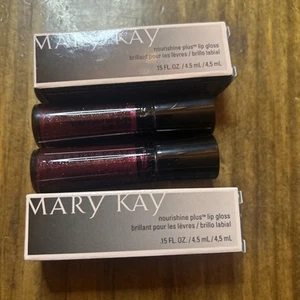mary kay nourishine plus lip gloss .15 berry dazzle lot nos - Picture 1 of 1